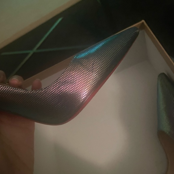 Christian Louboutin So Kate 120 Tissu Scarabe - Picture 4 of 9